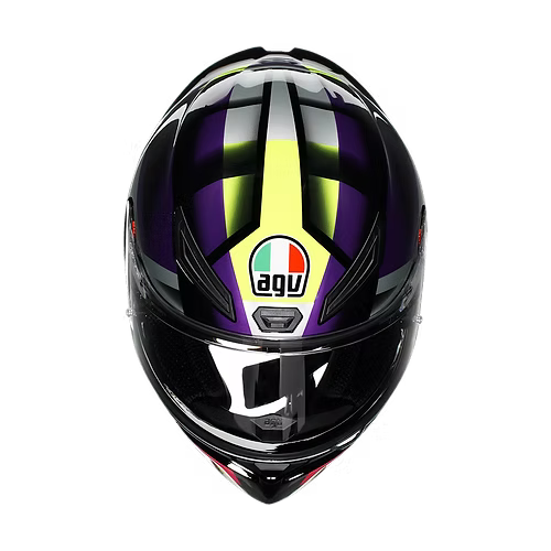 AGV K1 S HELMET - FASTLAP BLACK/PURPLE/PINK (ISI & ECE2206)