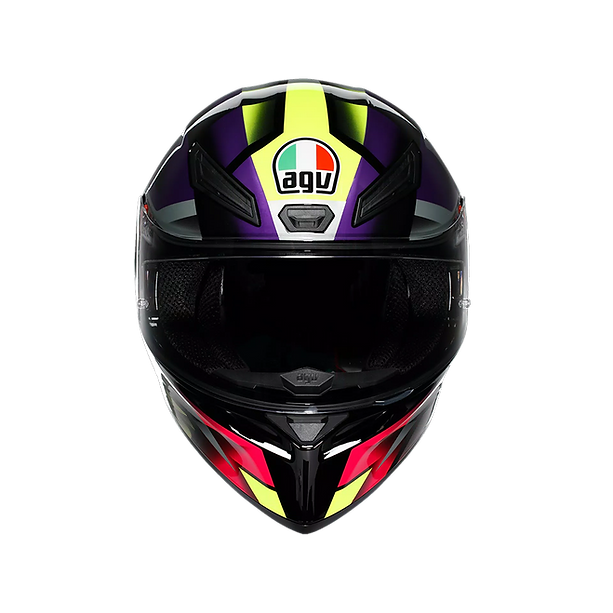 AGV K1 S HELMET - FASTLAP BLACK/PURPLE/PINK (ISI & ECE2206)