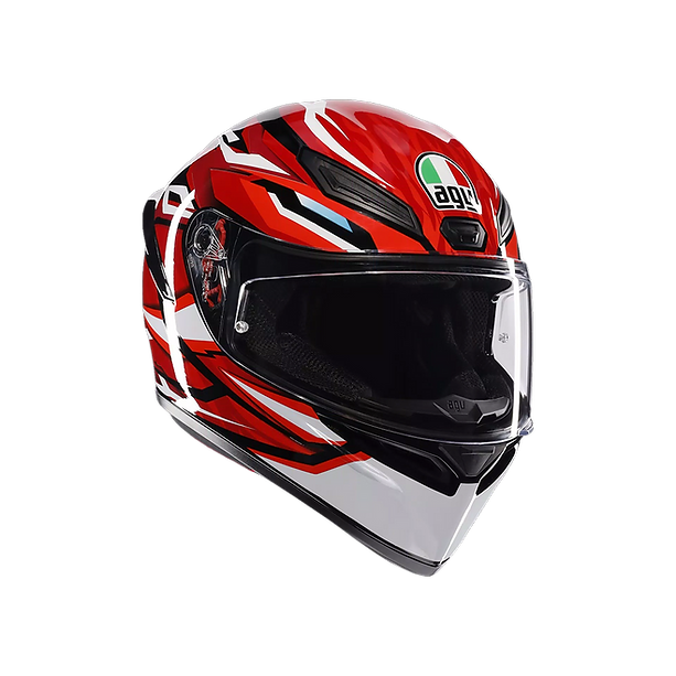 AGV K1 S HELMET - LION BLACK/RED/WHITE (ISI & ECE2206)