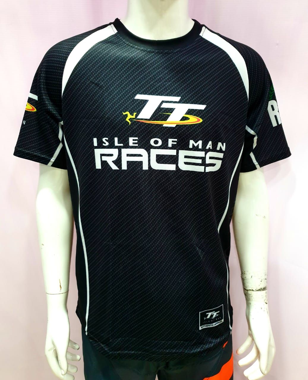 TT Isle of Man Races Carbon Dryfit Tshirt