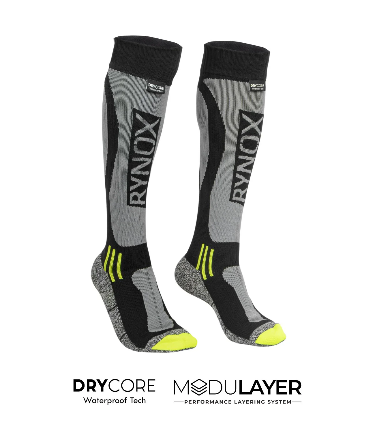 Rynox_H2Go_Waterproof_Socks_Black_Grey_01 Rynox H2Go Evo wp socks - Image 1