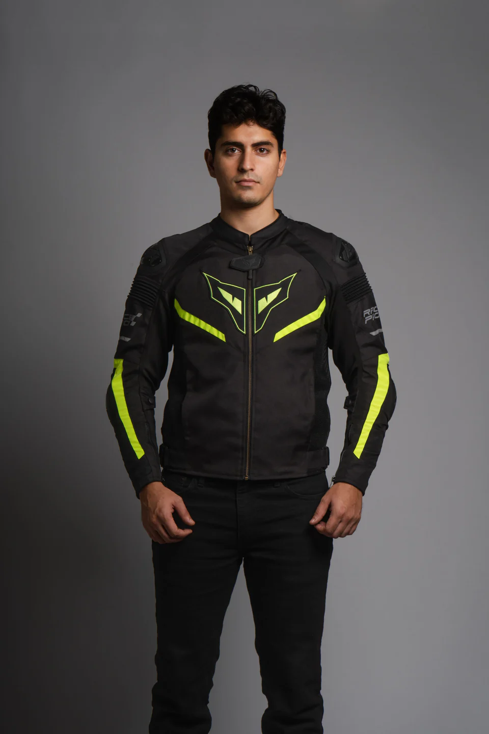 dsg-race-pro-v3-yellow-fluo-riding-jacket-5 Race Pro V3 - Image 1